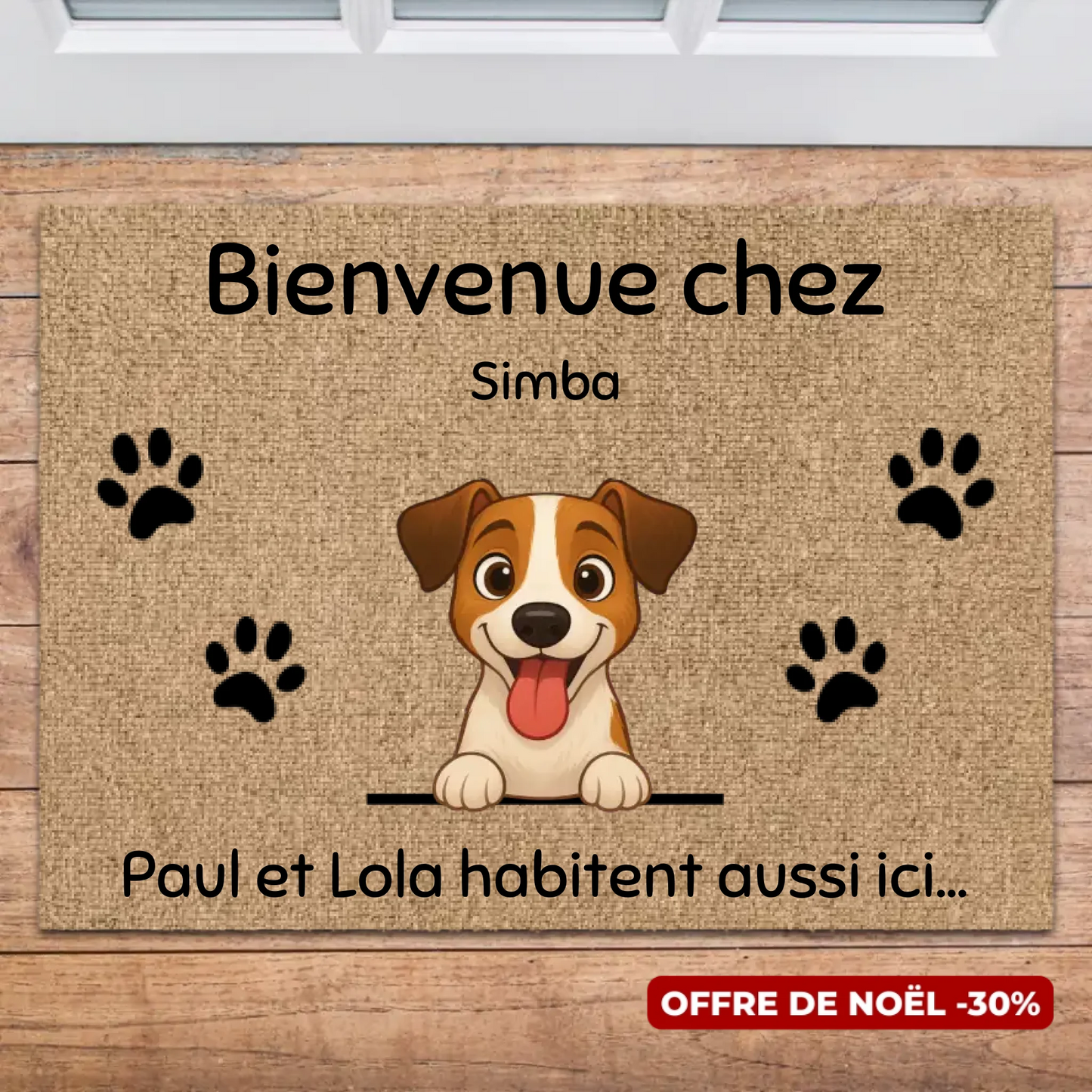 Gepersonaliseerde deurmat