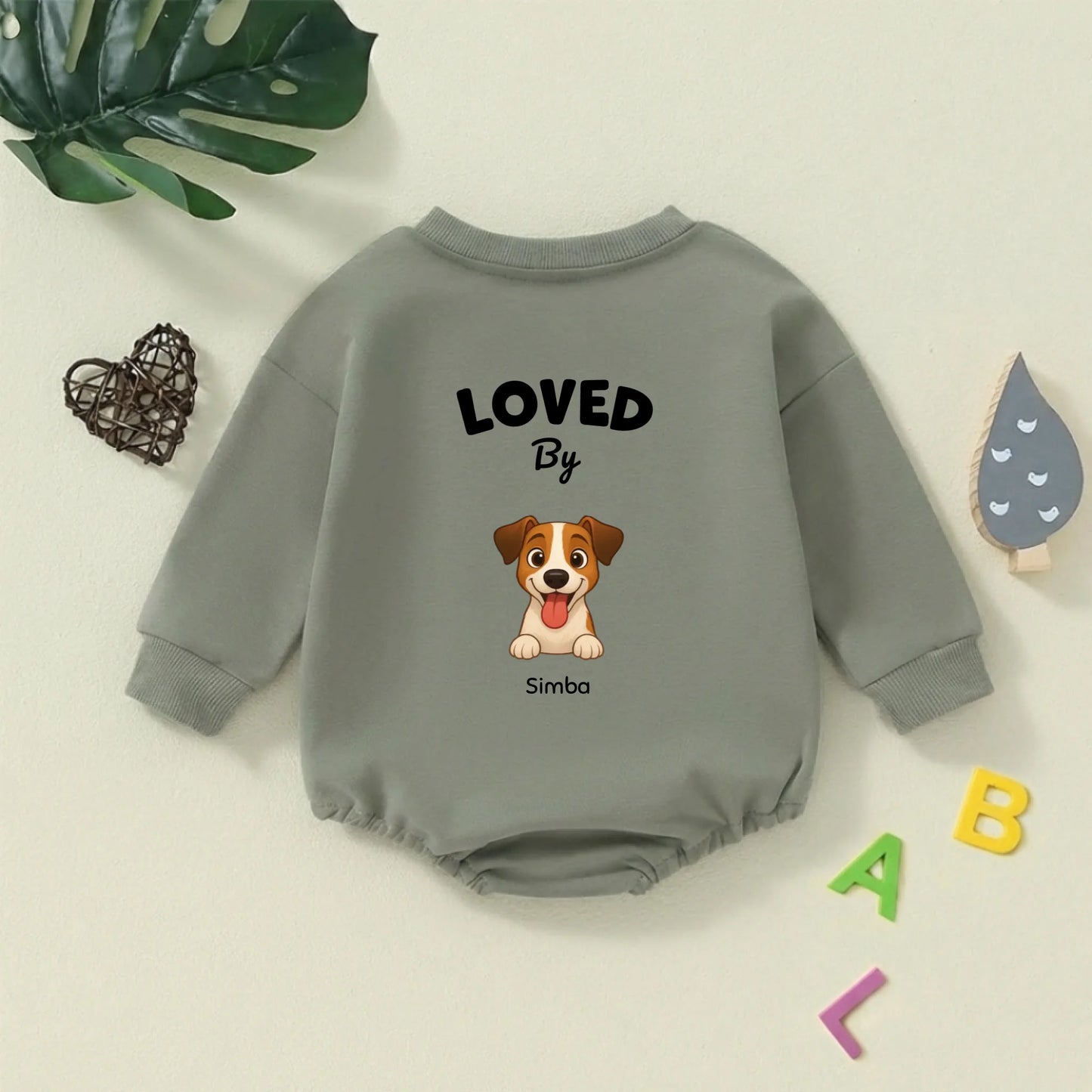 Body pull bébé personnalisé - Loved by