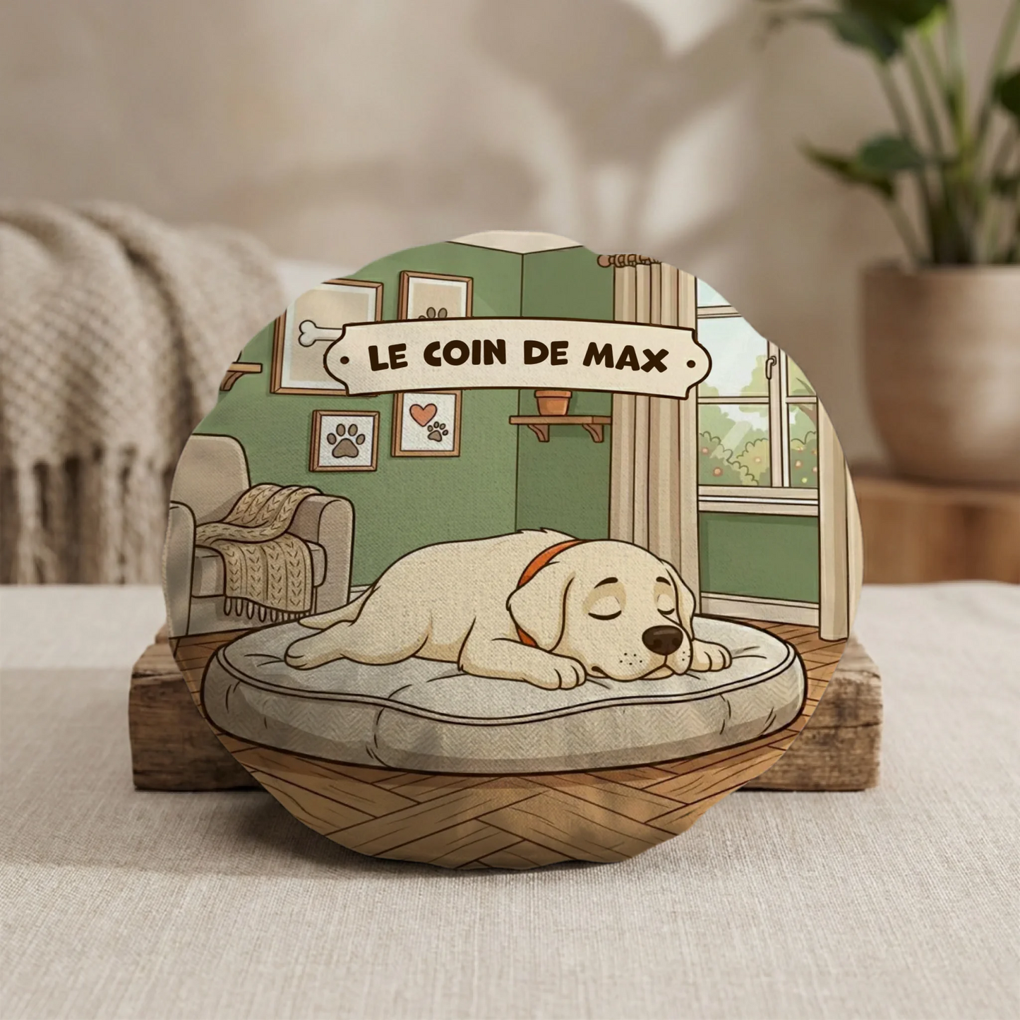 Coussin rond - Le coin de