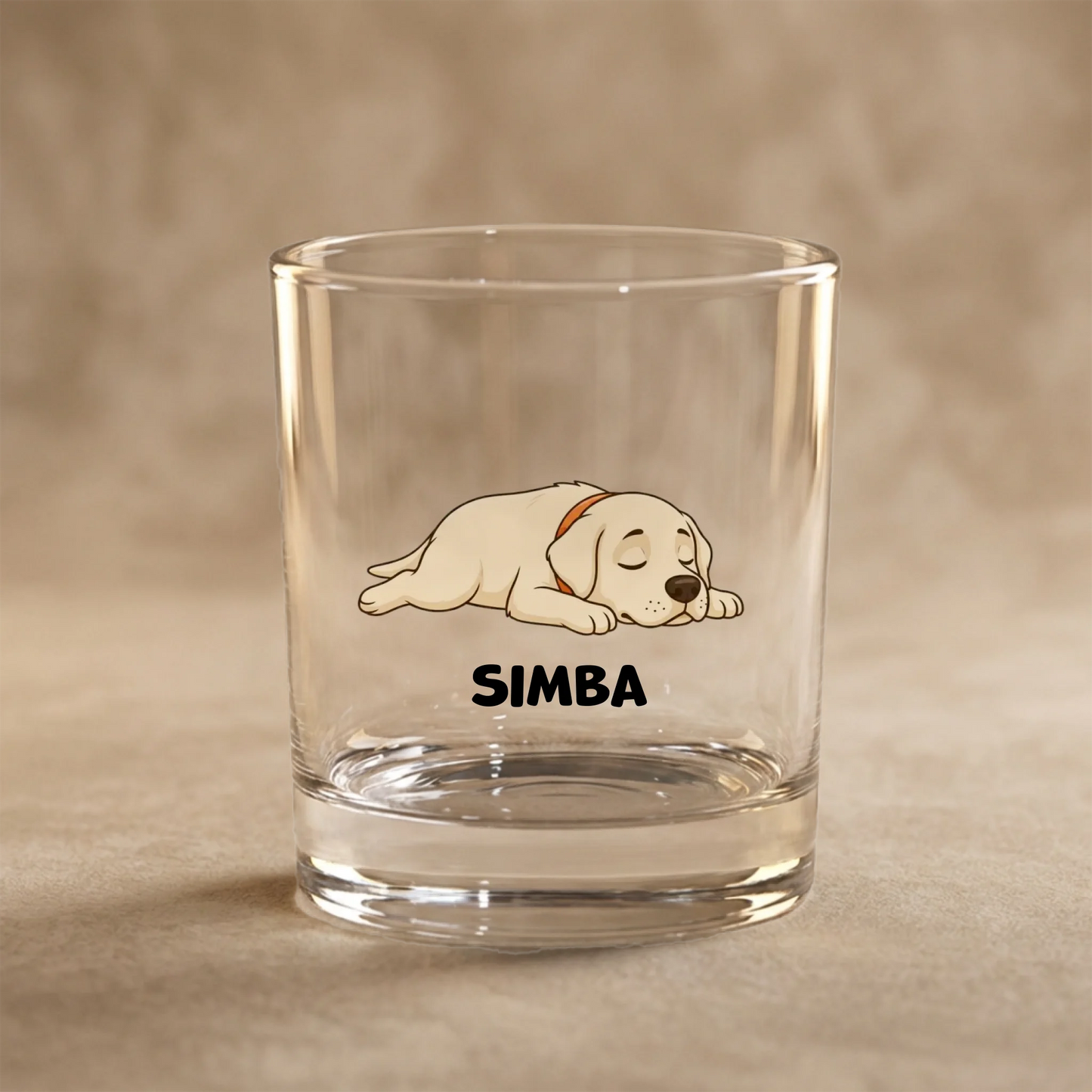 Verre : "Animal qui dort"