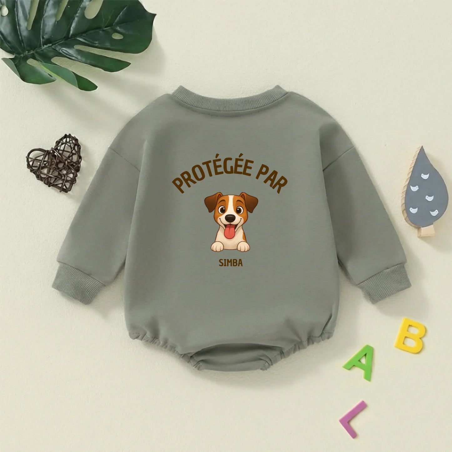 Body pull bébé personnalisé - Protégé par