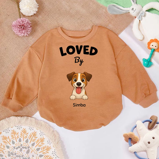 Pull bébé personnalisé - Loved by