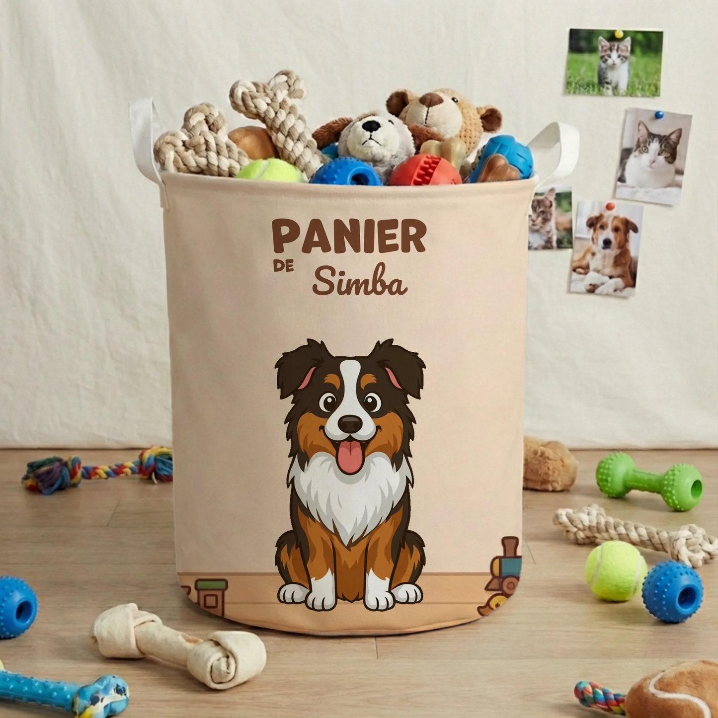 Panier à jouets : "Panier de"
