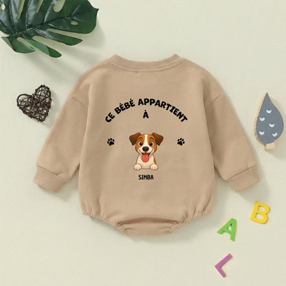 Body pull bébé personnalisé - Ce bébé appartient à