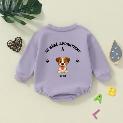 Body pull bébé personnalisé - Ce bébé appartient à