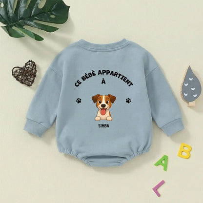 Body pull bébé personnalisé - Ce bébé appartient à