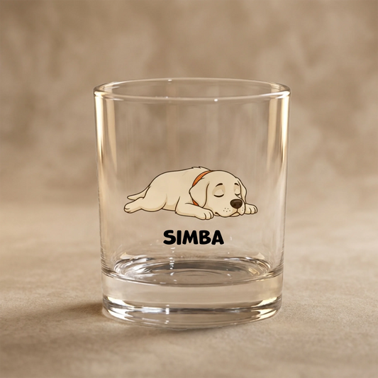 Verre : "Animal qui dort"