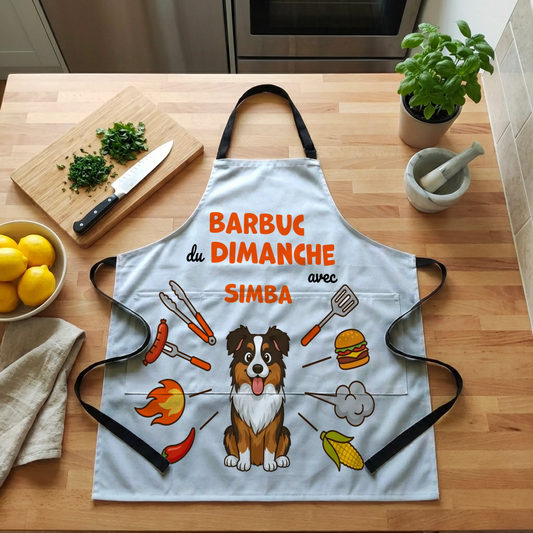 Tablier : "Pour le barbuc"