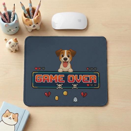 Tapis de souris : "Game Over"