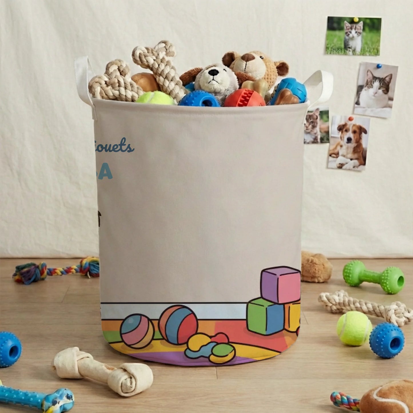 Panier à jouets : "Jouets en vrac"